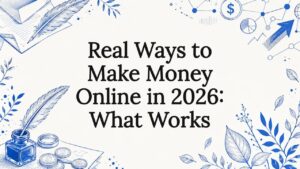 Real Ways to Make Money Online in 2026: What Works
