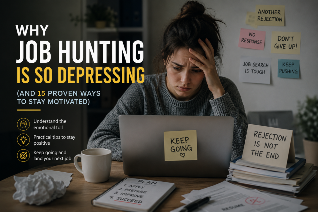 Why Job Hunting Is So Depressing (And 15 Proven Ways to Stay Motivated)
