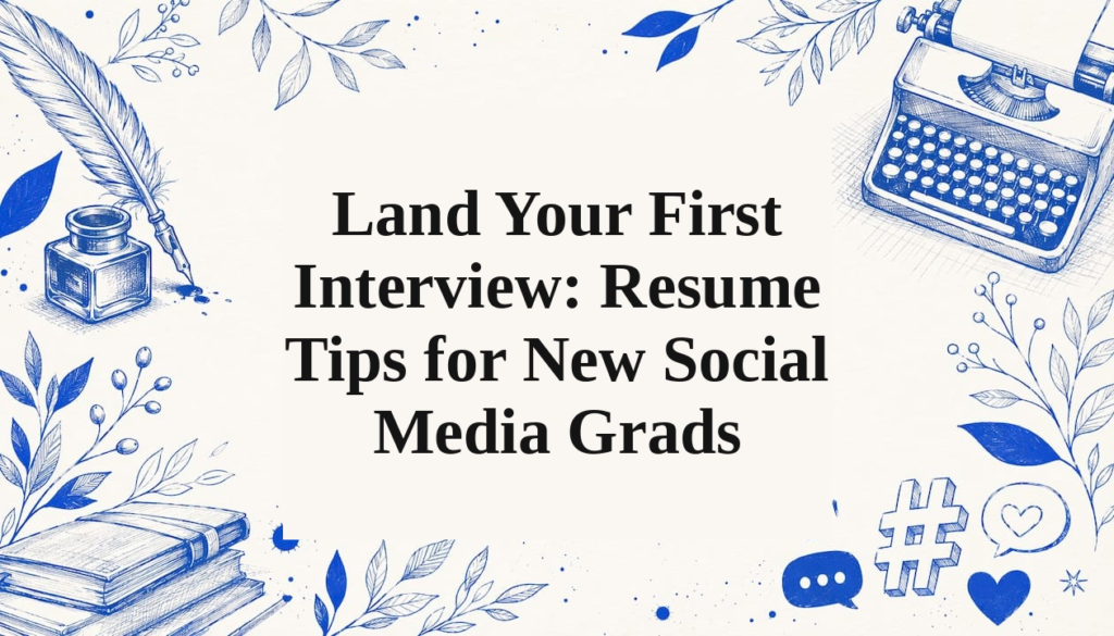 resume tips social media grads